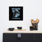 Bitcoin to the Moon Crypto Wallart