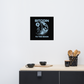 Bitcoin to the Moon Crypto Wallart